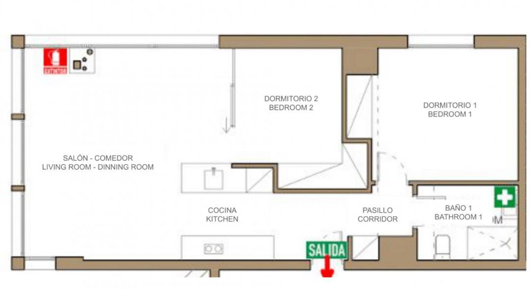 2 Bedrooms 1 Bathroom Furnished - Justicia - Incredible Views - Mintystay Madrid Luaran gambar